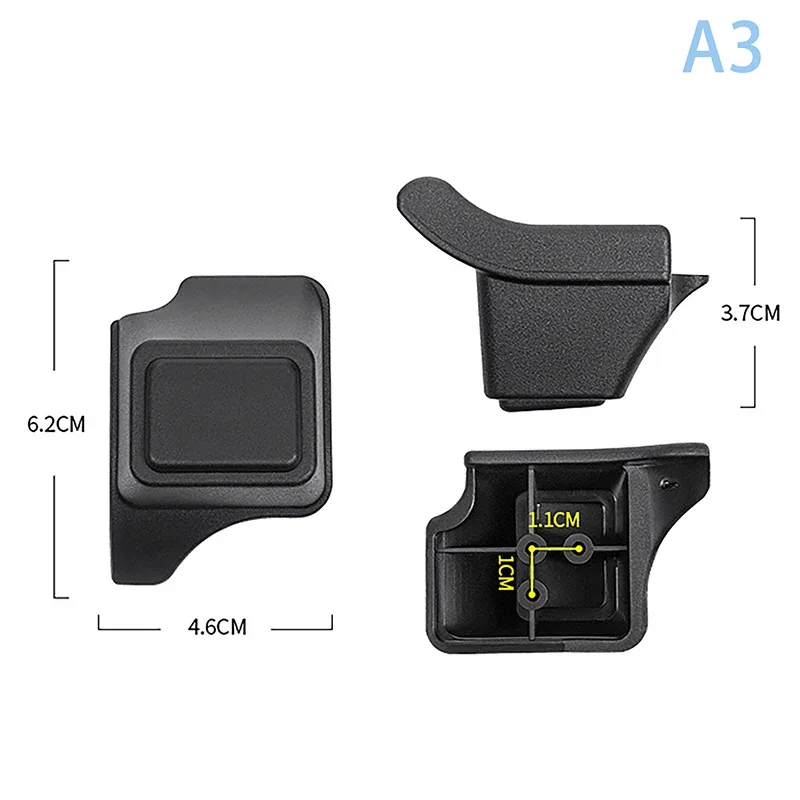 1 pièces noir remplacement en plastique goujon bagages pieds tampons bagages goujon pied pieds tampons pour tous les sacs de valise support de bagages pieds 2025