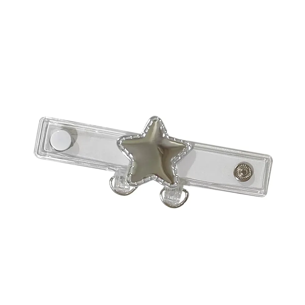 boucle d'extension de sac ins, extenseur de sangle de sac transparent avec doubles anneaux en d, support décoratif pour breloques de sac, accroche-sac pour sac à dos