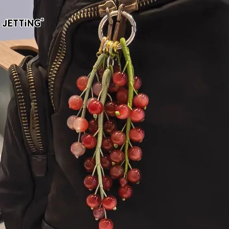breloque de sac faite à la main avec perles de résine brillantes, design mignon et adorable, idéale pour la décoration de sacs à dos et de sacs à main, cadeau pour filles