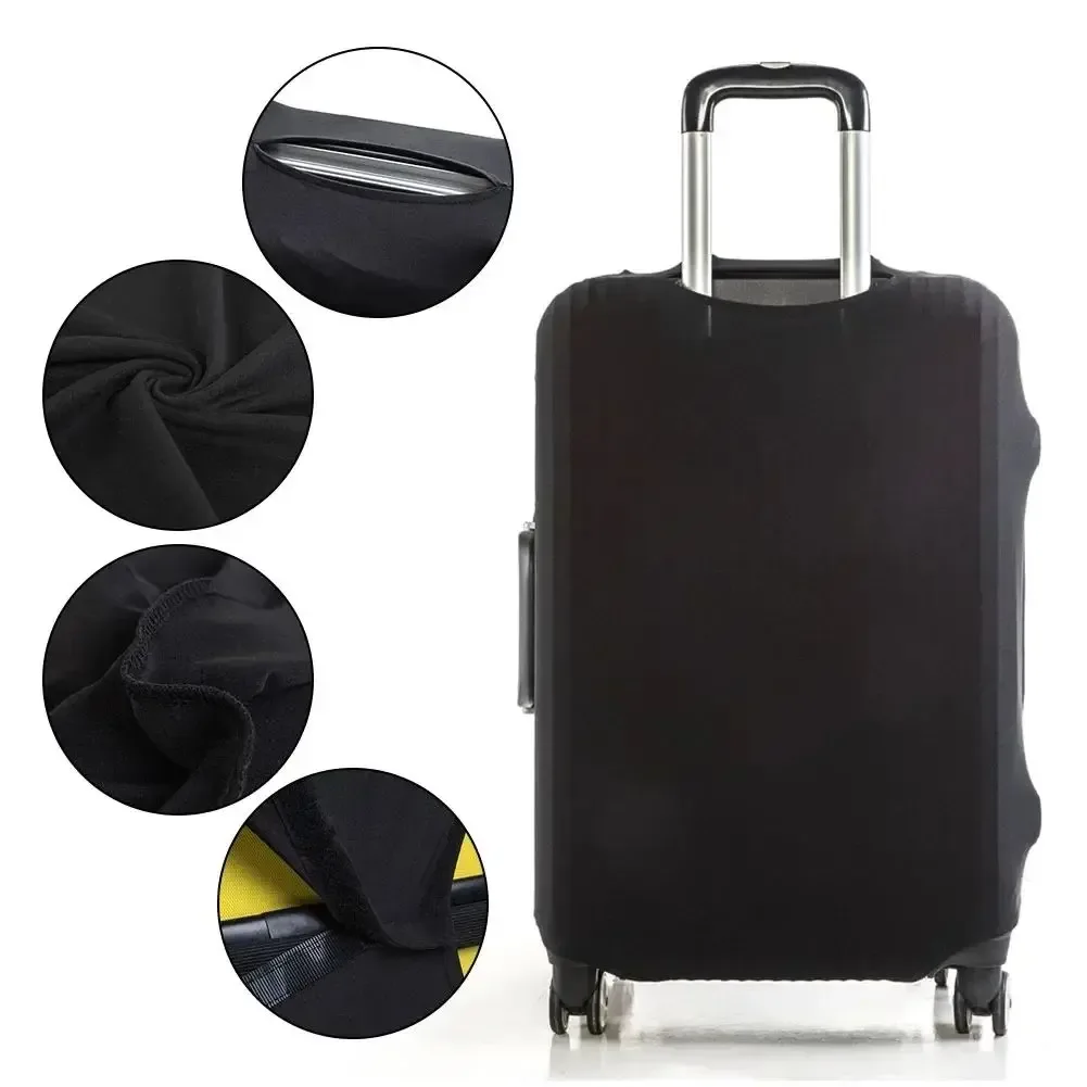 housse de protection pour bagages en tissu extensible, housse anti-poussière pour valise, adaptée aux valises de 18 à 32 pouces, organisateur de voyage