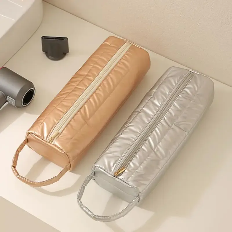 sac de rangement pour sèche-cheveux et boucleur de voyage avec poignée ergonomique, anti-poussière, grande capacité pour les femmes voyageuses