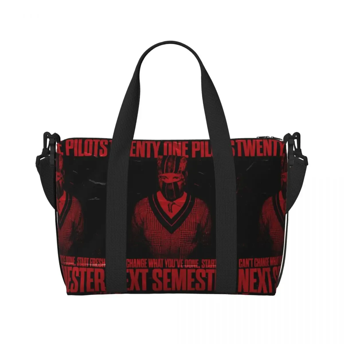 sac fourre-tout personnalisé t-twentys one p-pilots de marque classique pour femmes, sacs de voyage de grande capacité pour salle de sport et plage