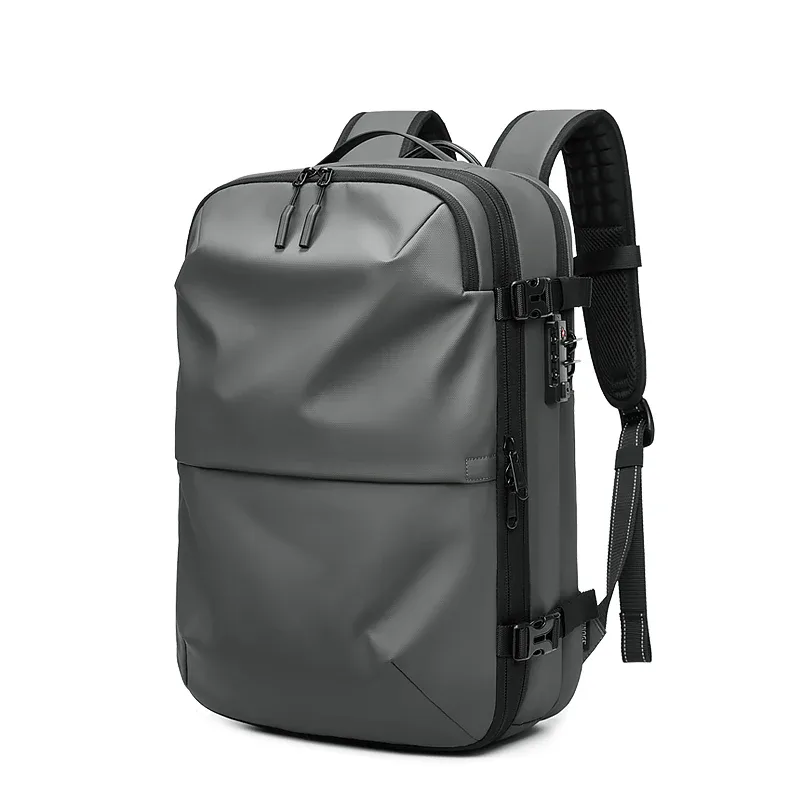 sac à dos de voyage à compression sous vide pour hommes, sac à dos pour ordinateur portable 17 pouces, sac à dos scolaire de grande capacité, sac à dos de randonnée étendu sr