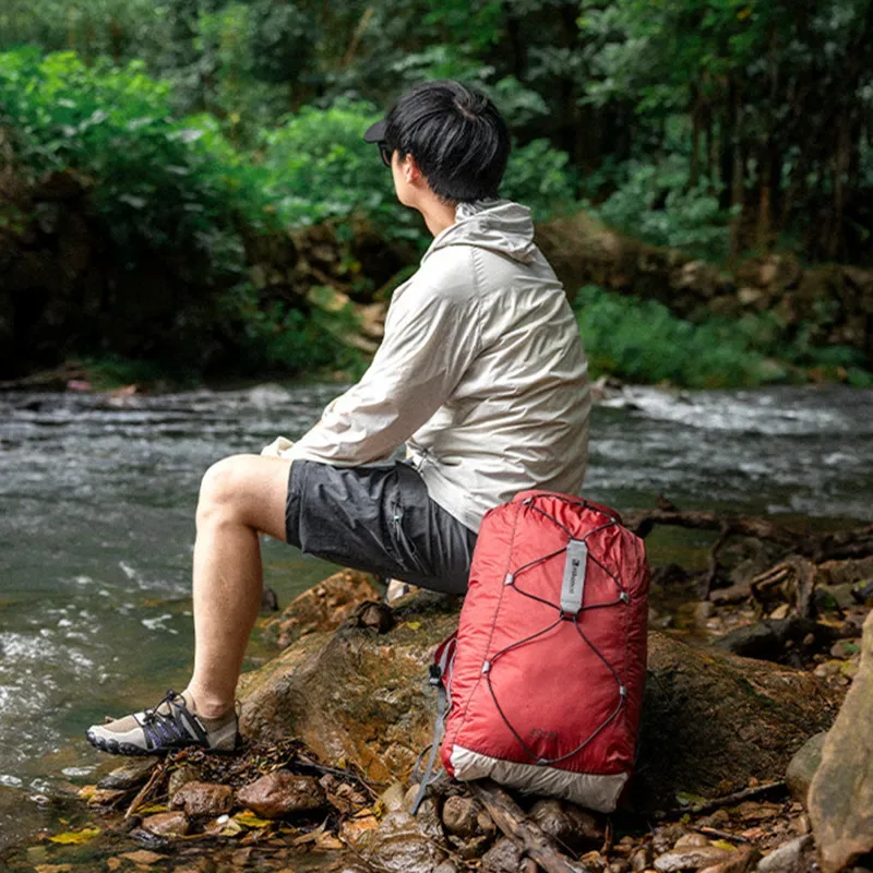 sac à dos imperméable ultra-léger pour la randonnée en plein air, le camping, le rafting, multifonctionnel, pliable, avec séparation humide/sec