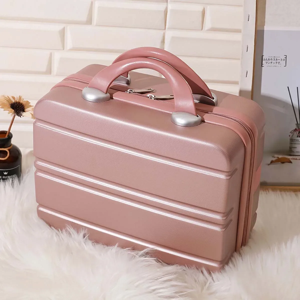 nouvelle valise tendance, trousse de toilette vintage 14 pouces, petite boîte de rangement, sac à maquillage, mini coffret cadeau de cérémonie, vente en gros