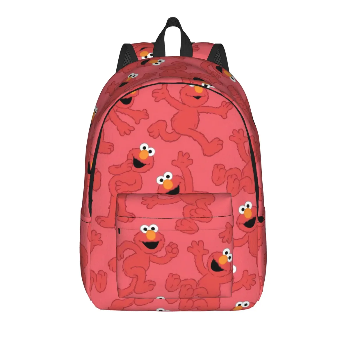 sac à dos décontracté sesames streets avec poche, sac à dos de randonnée pour étudiants, sac à dos cookie monster pour hommes et femmes, sacs en toile pour ordinateur portable
