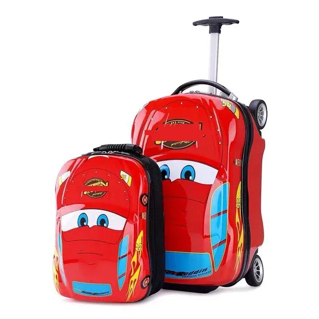 ensemble de valises à roulettes 3d pour enfants, bagages de voyage pour enfants, valise à roulettes pour garçons