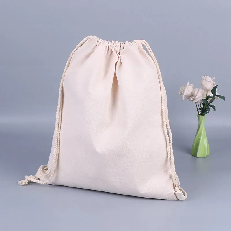 nouveau sac fourre-tout en toile avec cordon de serrage, pochette en tissu anti-douleur, cordon de serrage lsd05
