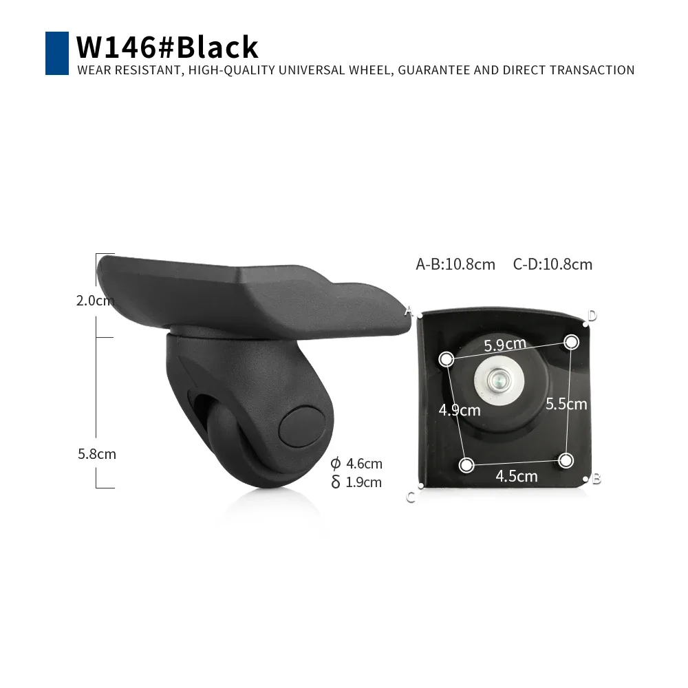 roues universelles de remplacement pour valises samsonite, accessoires pour roulettes de bagages en cuir, roulettes de remplacement pour valises à roulettes