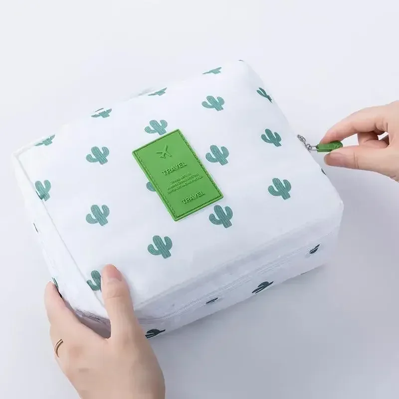 sac de maquillage pour femme de grande capacité, sac cosmétique pour femme, organiseur de toilette, étanche, étui de rangement pour maquillage féminin