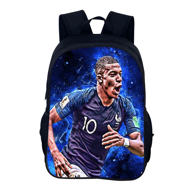 sac à dos de sport de football m-mbappes, sac d'école pour garçons et filles, sac à dos de sport pour joueur d'étoiles, sacs de livres pour le meilleur cadeau