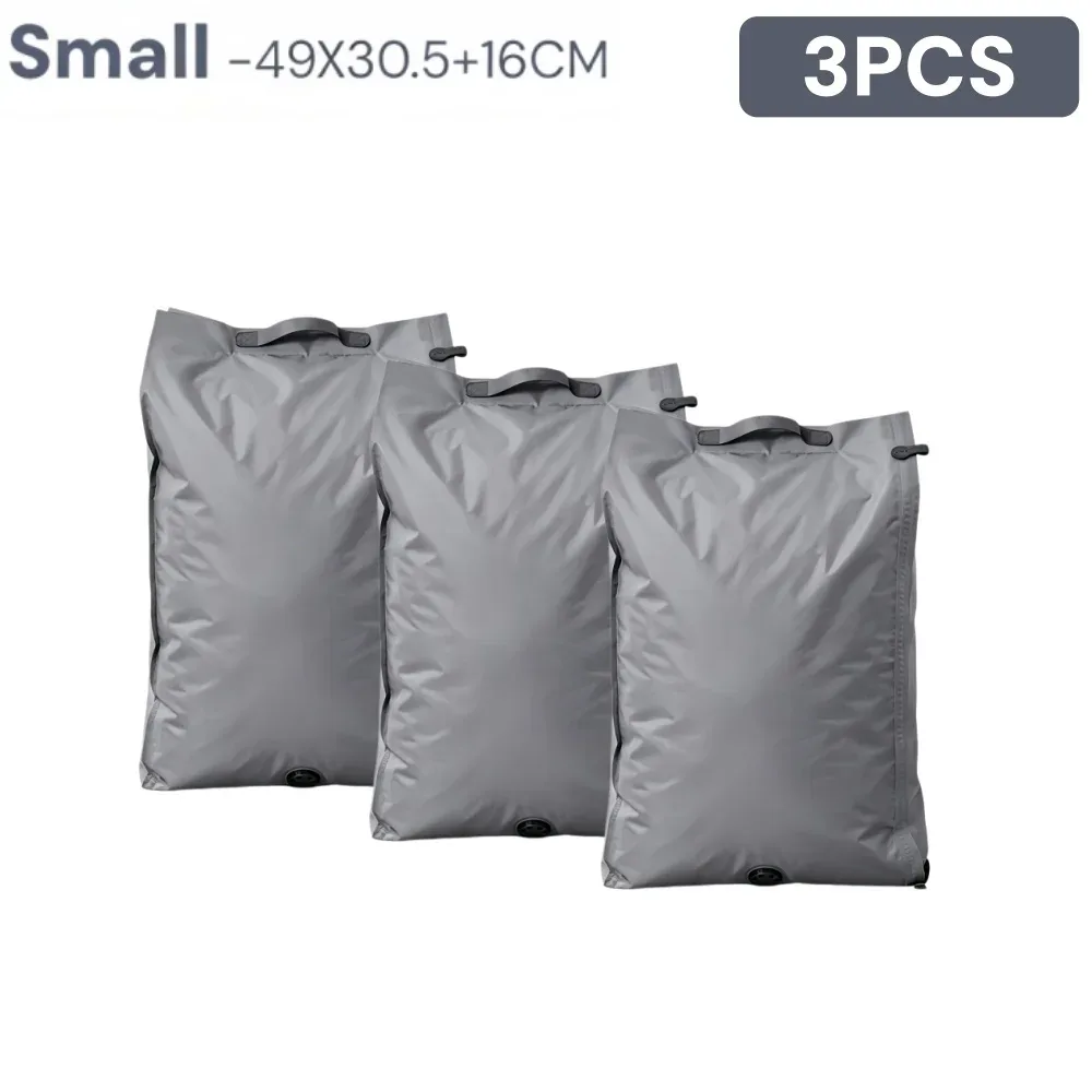 sacs de rangement sous vide pour voyage, économiseurs d'espace, réutilisables, résistants à la poussière et à l'humidité, sacs de compression durables pour valises de voyage