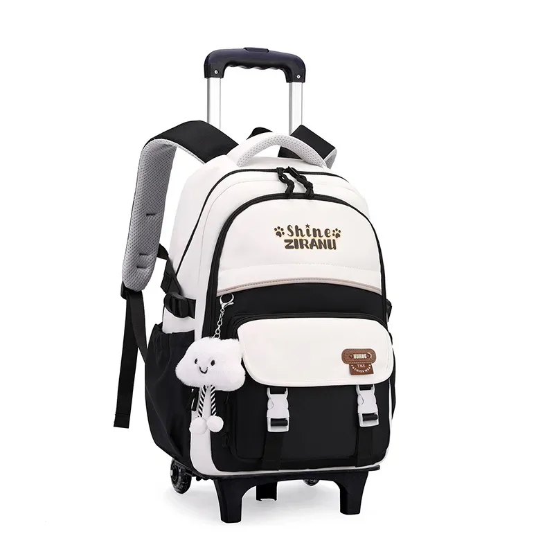 sacs à dos d'école pour enfants sacs d'école pour filles sac à roulettes avec roues sac d'école étanche sac à dos à roulettes pour étudiant