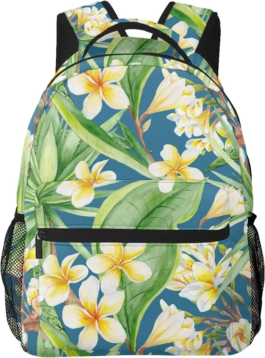 sac à dos à motifs de palmier hawaïen pour homme et femme, joli cartable pour ordinateur portable, voyage, randonnée, camping