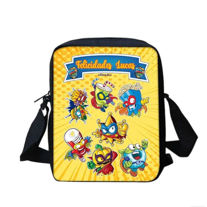 super zings garçon et fille dessin animé imprimé sac à bandoulière enfants fourre-tout décontracté sac de téléphone hommes et femmes sac à provisions meilleur cadeau d'anniversaire