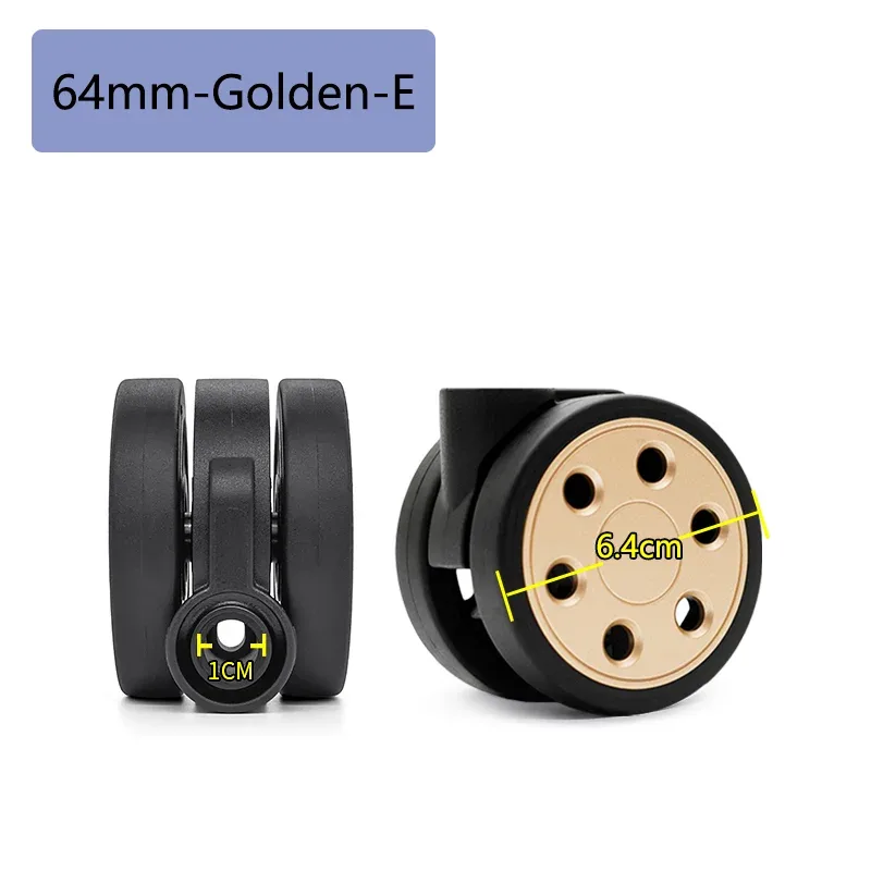 roues 50/60/64mm adaptées aux roues de valise rimowa, accessoires de bagages, pièces de rechange pour chariots, réparation de remplacement de roues