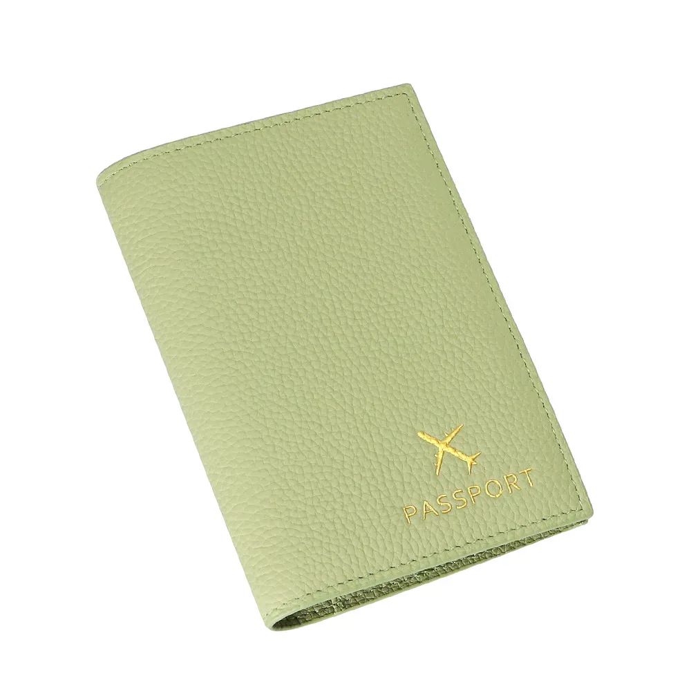 porte-passeport en cuir de galets véritables, étui de protection de passeport de voyage, portefeuille de créateur de luxe