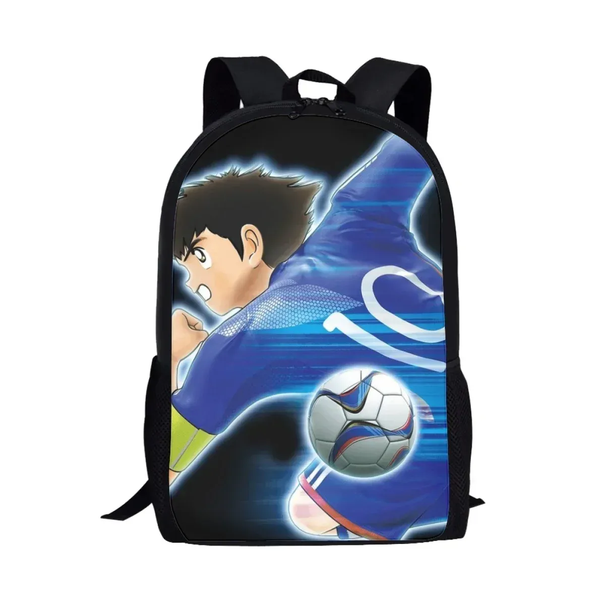 sac à dos pour enfants, sac à livres pour élèves du primaire, sacs à bandoulière décontractés, grande capacité, sac d'école japonais captain tsubasa