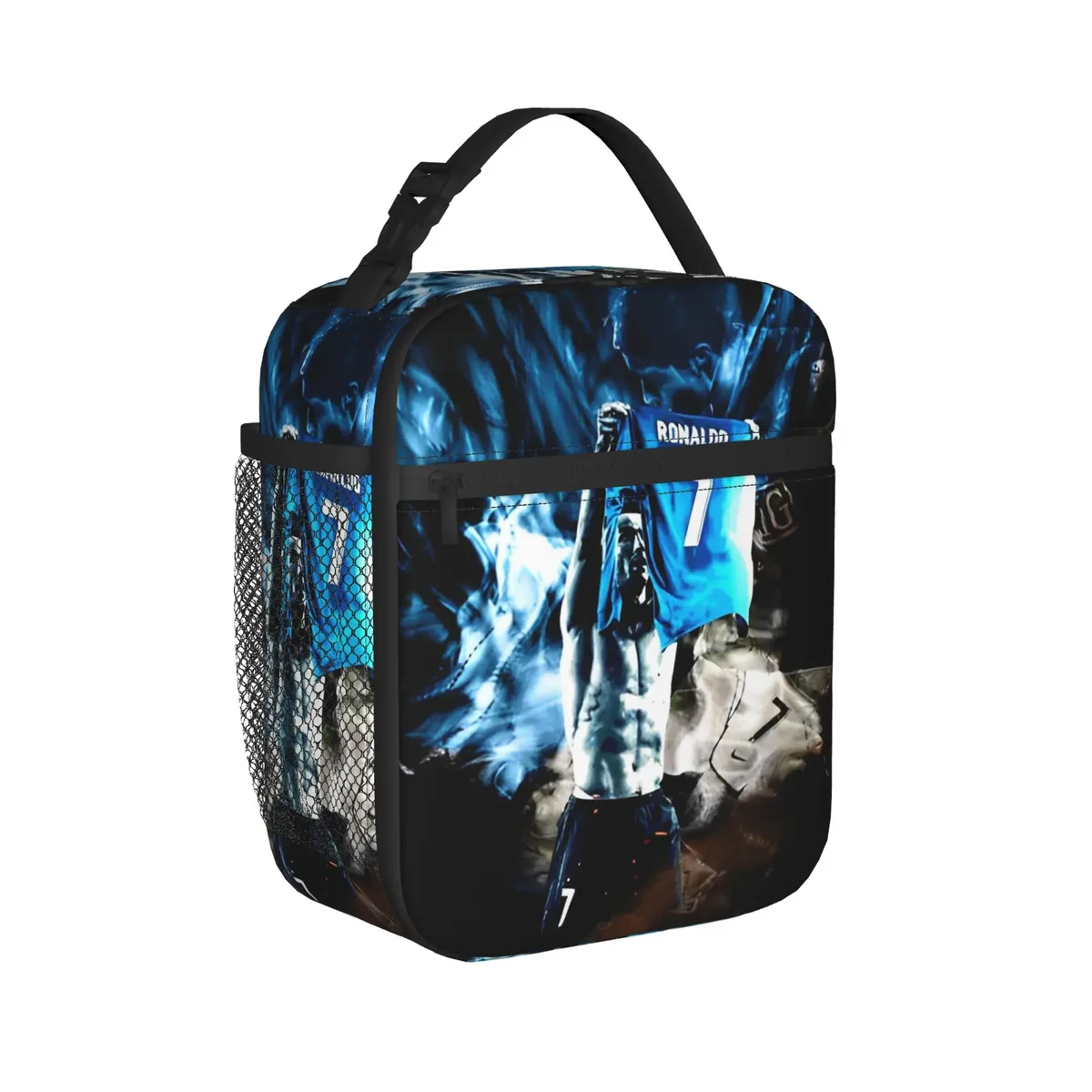 sac isotherme de football ronaldo cr7, sac à repas, boîte à lunch étanche, sac fourre-tout pour hommes et femmes, pour le travail et les activités de plein air