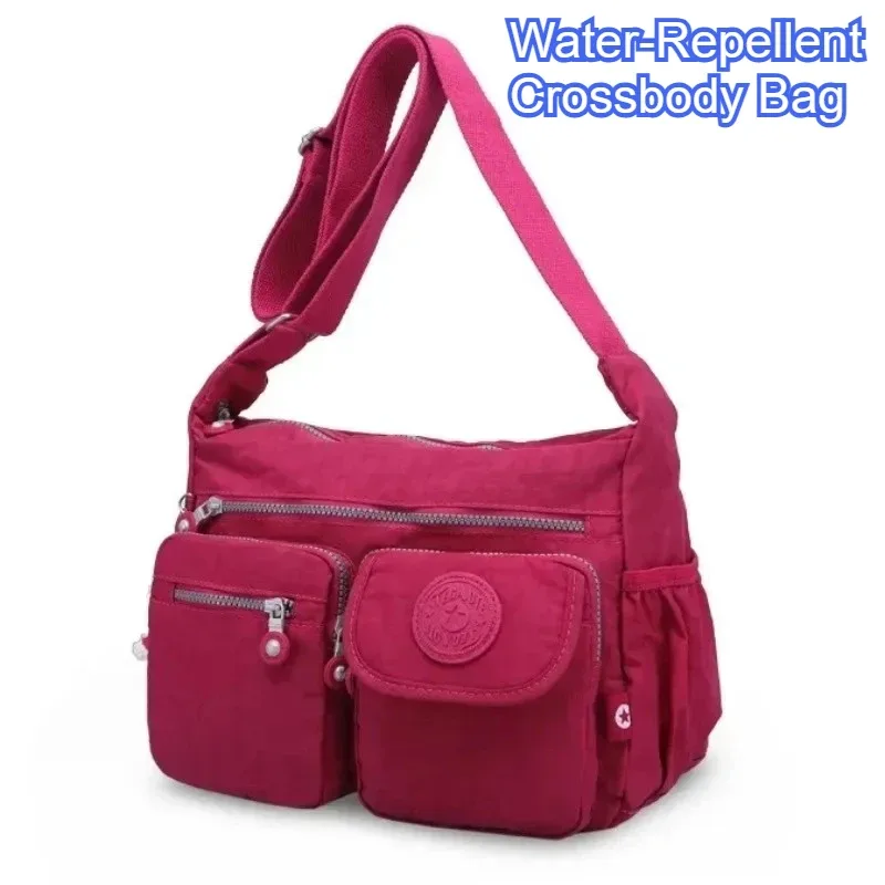 Sac messager léger format A4, sac à bandoulière imperméable, sac unisexe grande capacité pour hommes et femmes