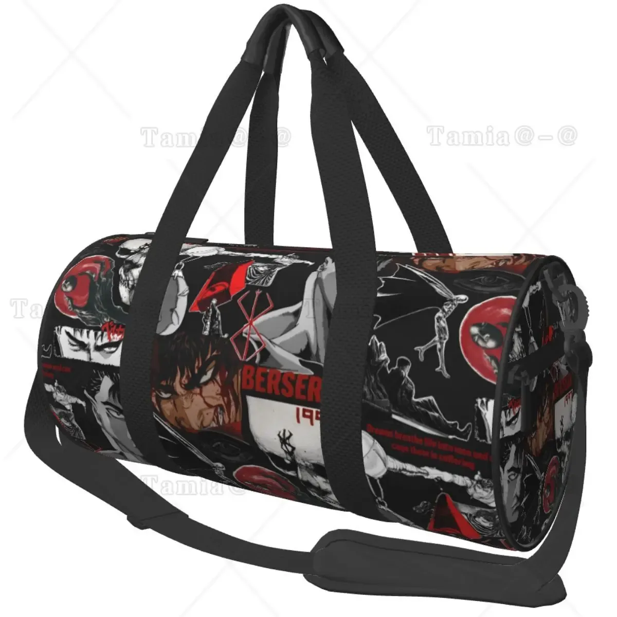 bereserk-sac de sport étanche avec poche pour homme et femme, anime japonais, sac à dos de voyage, sac de week-end, sac de sport de natation