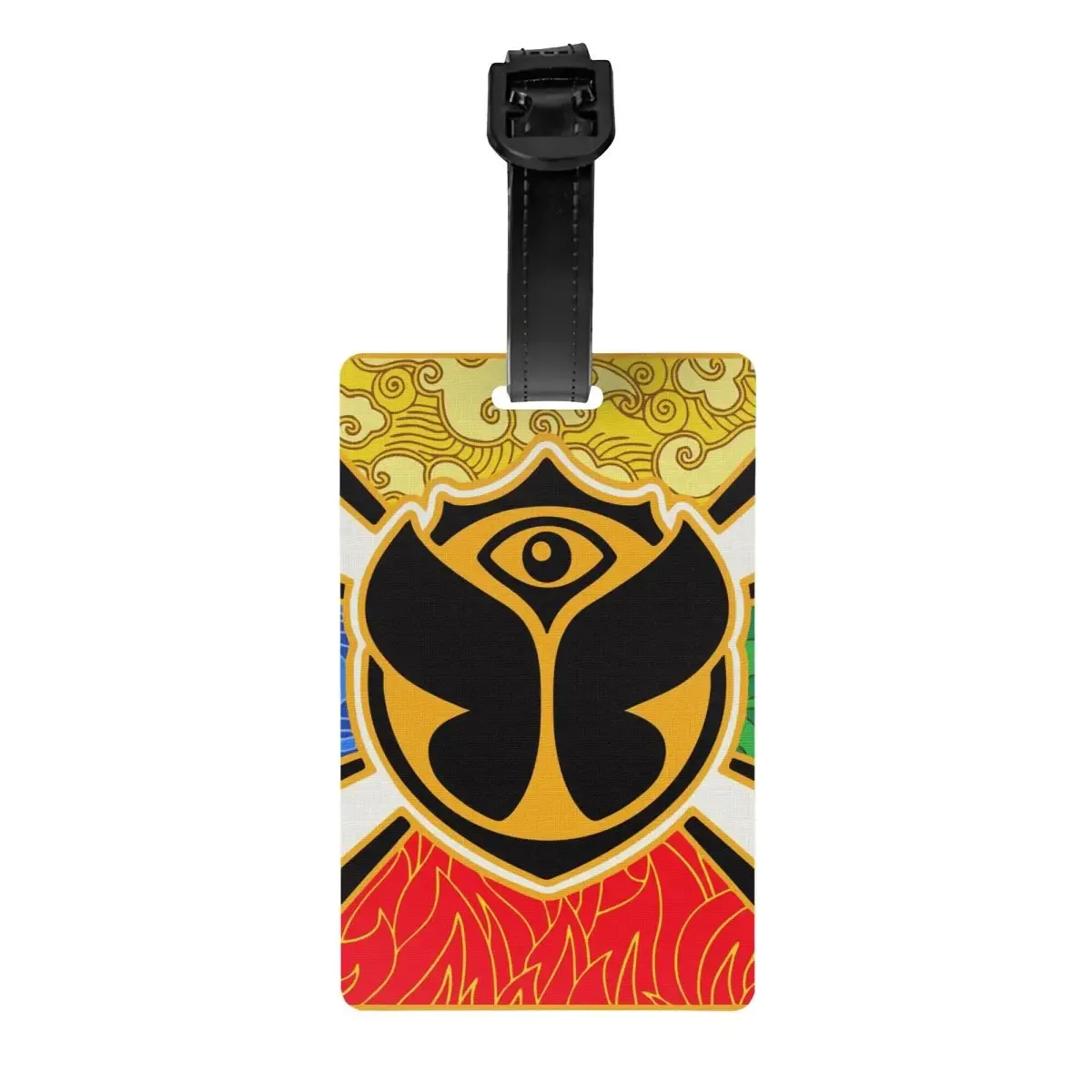 tomorrowland-étiquette de bagage personnalisée, protection de la vie privée, danse électronique belge, festival de musique, étiquettes de bagage, sac attro, valise