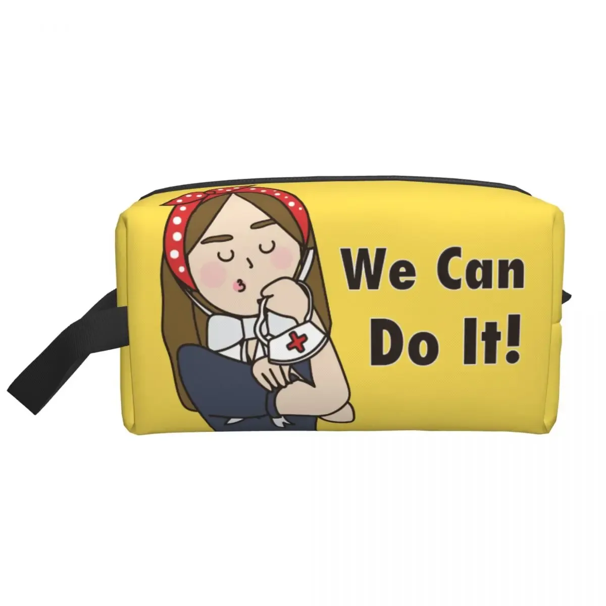 grands sacs à cosmétiques pour médecin et infirmière, trousse de maquillage, accessoires pour femmes, pochette de maquillage pour bourse résistante à l'eau