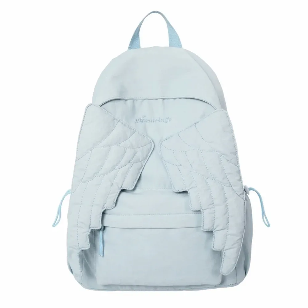 sac à dos en nylon uni style jk y2k, grande capacité, léger, pour étudiants, idéal comme cadeau