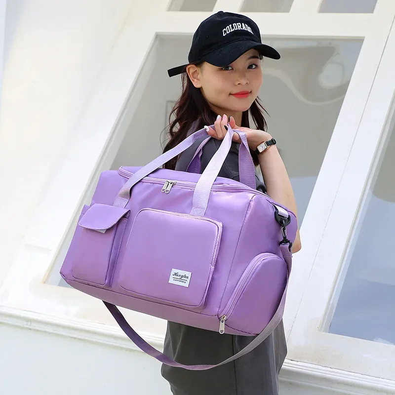 sac de voyage extensible de grande capacité, organisateur de bagages, sac à main, sac de rangement pour vêtements de voyage, imperméable, portable et pliable