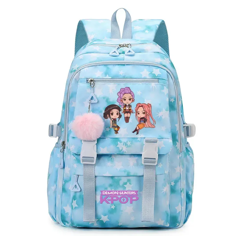 sac à dos kpop demon hunters pour étudiantes, lycéennes, collégiennes, polyvalent, adapté au quotidien et aux activités de plein air