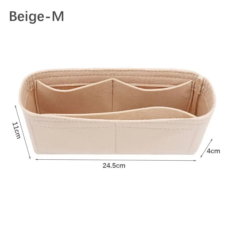 sac d'insertion en feutre durable, sac de rangement, support, sac interne, sac d'organisation portable, organisateur