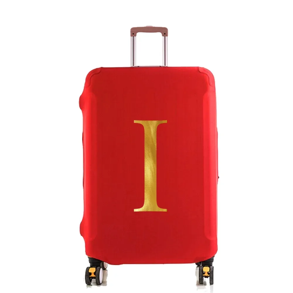 housse de protection élastique pour valise, housse anti-poussière tendance pour bagages à roulettes de 18 à 28 pouces, avec impression de nom, accessoires de voyage