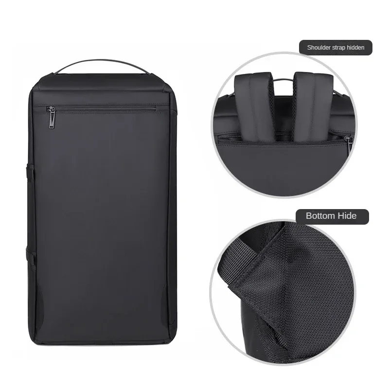 sac de voyage grande capacité avec logo personnalisé pour hommes, sac de sport imperméable pour les voyages en plein air, sac à dos avec compartiment à chaussures et possibilité d'impression de nom.