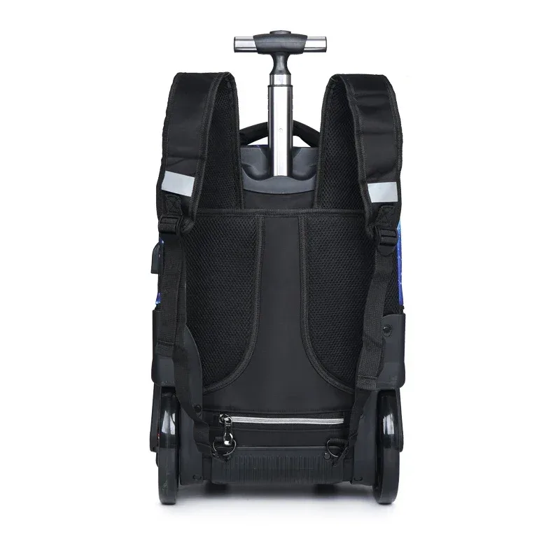 sacs à dos à roulettes pour adolescents, sacs à dos scolaires à roulettes pour filles, sacs à dos à port de charge usb, bagages à roulettes