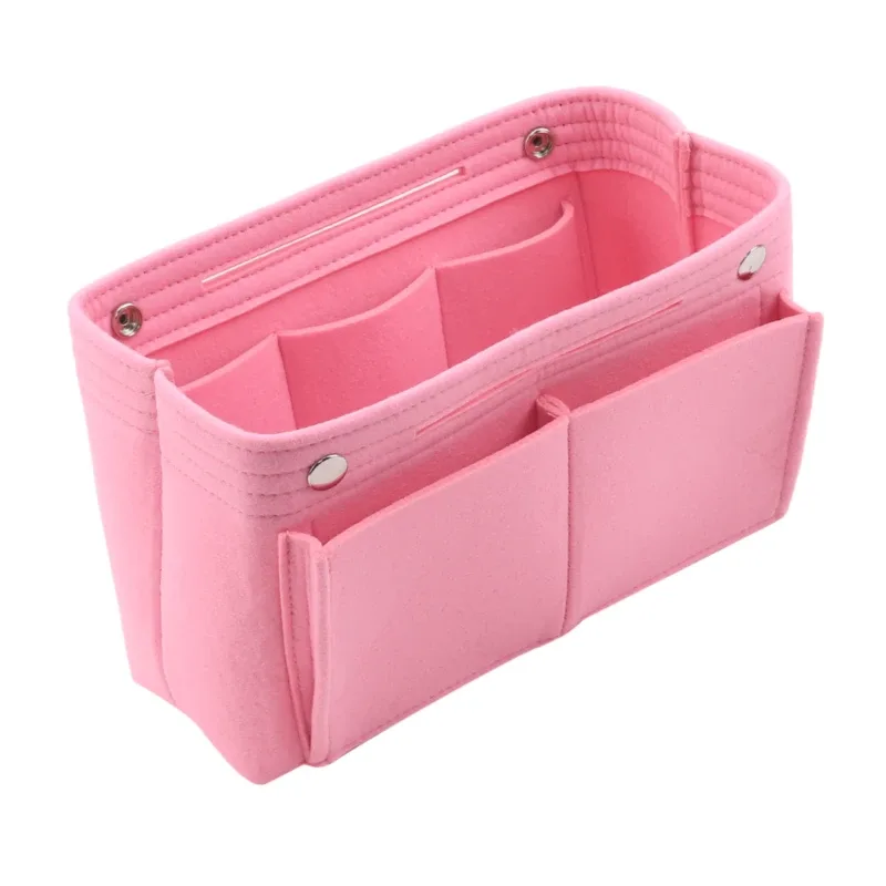 sac de maquillage à insertion multifonction pour femmes, sac à main intérieur de voyage, sacs à cosmétiques pour dames, organisateur de rangement portable, fourre-tout 2024