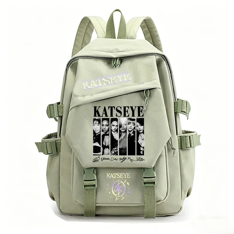 nouveau sac à dos kpop-katseye pour enfants, garçons et filles, sac d'école mignon, sac de voyage pour femmes et hommes, sac pour ordinateur portable, sac quotidien, sac à dos pour fans de katseye