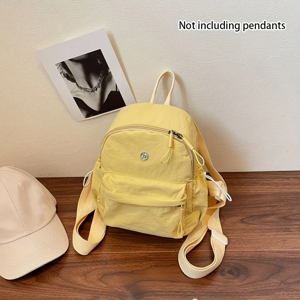 sac à dos décontracté pour étudiantes, grande capacité, pour femmes, nouveau sac de transport en plein air, léger, design simple, multifu, 2026
