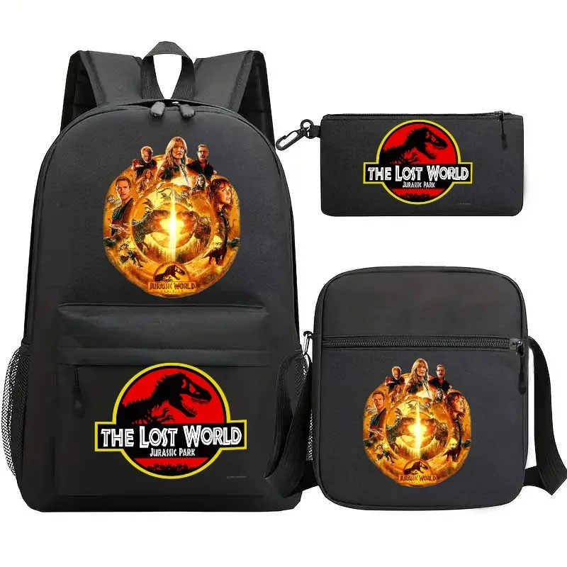sacs à dos jurassic world park, sac à dos pour étudiants du premier cycle du secondaire, sac à dos de grande capacité pour adolescents, sac à dos de voyage décontracté pour ordinateur portable, mochilas