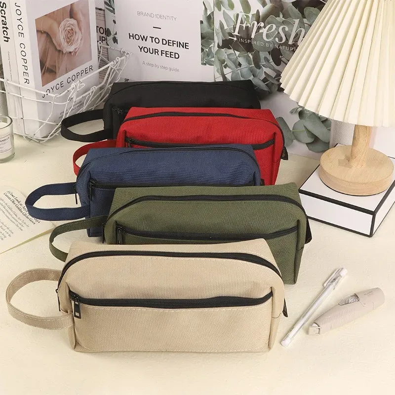 trousse à cosmétiques trousse de toilette de voyage trousse de rasage résistante à l'eau pour accessoires de toilette sacs de rangement pliables avec séparateur et ha