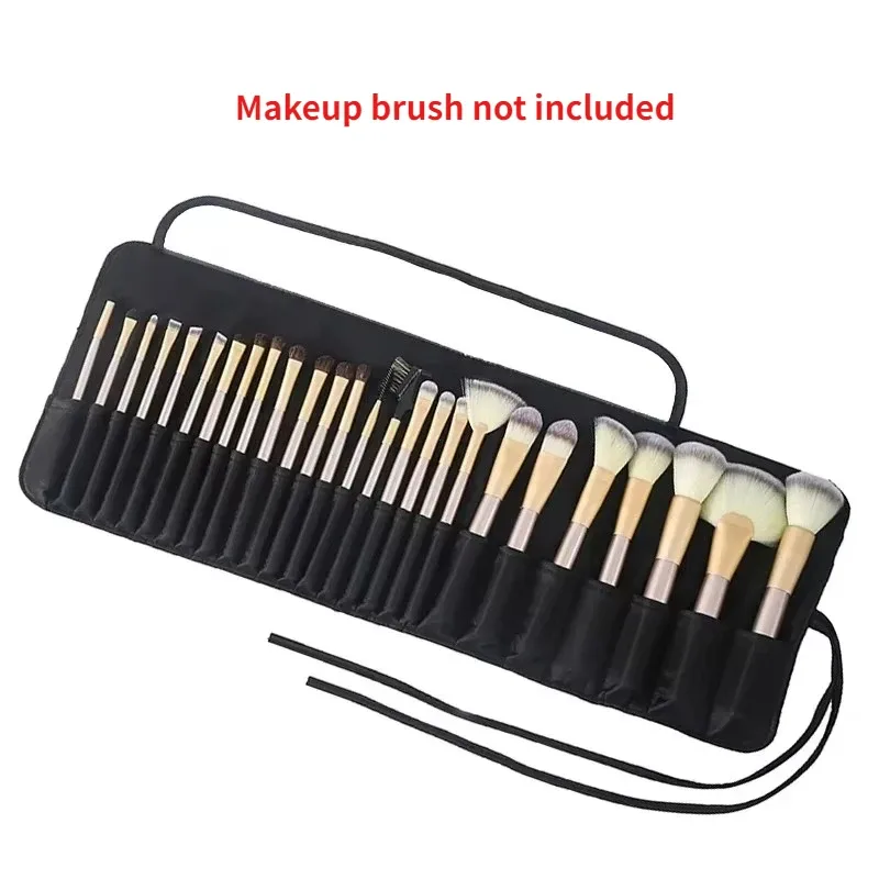sac de rangement pour pinceaux de maquillage professionnel, sac de rangement pour pinceaux de maquillage pour femmes, organisateur de voyage, sac de beauté pliable et portable