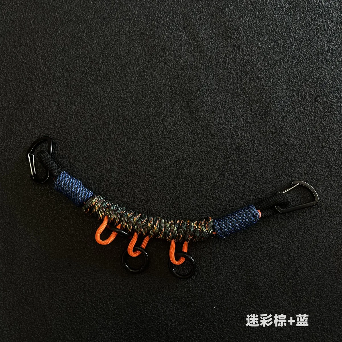 accessoires de sangle de sac multifonction en paracorde tressée à la main pour modification tactique extérieure diy, corde de suspension pour sac à dos