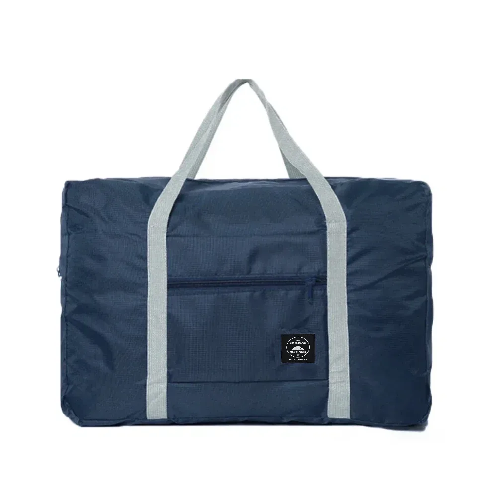 sac de voyage pliable de grande capacité, imperméable et résistant à l'usure, peut être porté à la main et stocké sur une épaule à la maison.
