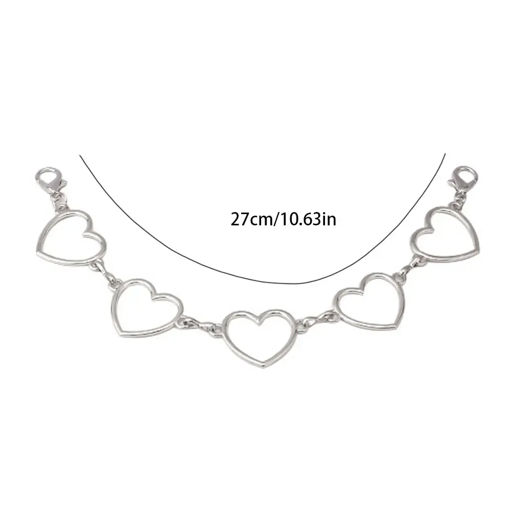 y2k – sangle en chaîne de perles en métal pour sacs, chaîne de sac multicouche pour sac à main, poignées de bricolage, pendentif étoile, sac à bandoulière, accessoires de chaîne