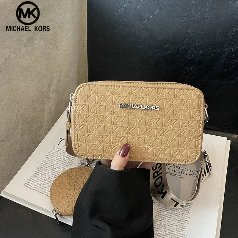 sac à bandoulière tendance et décontracté pour femme michael kors 2026, sac pour appareil photo, sac mère-enfant avec logo mk, sac de transport quotidien