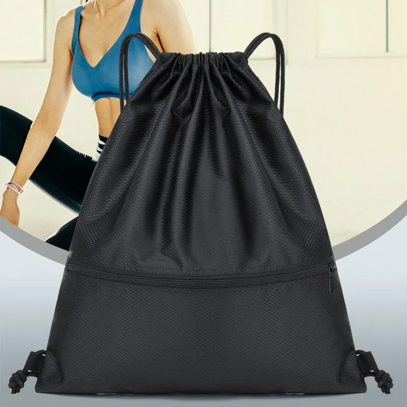 nouvelle pochette sac à cordon sac à dos sac à cordon pour enfants avec cordon de serrage pas de douleur sac de vêtements de sport scolaire lsd03