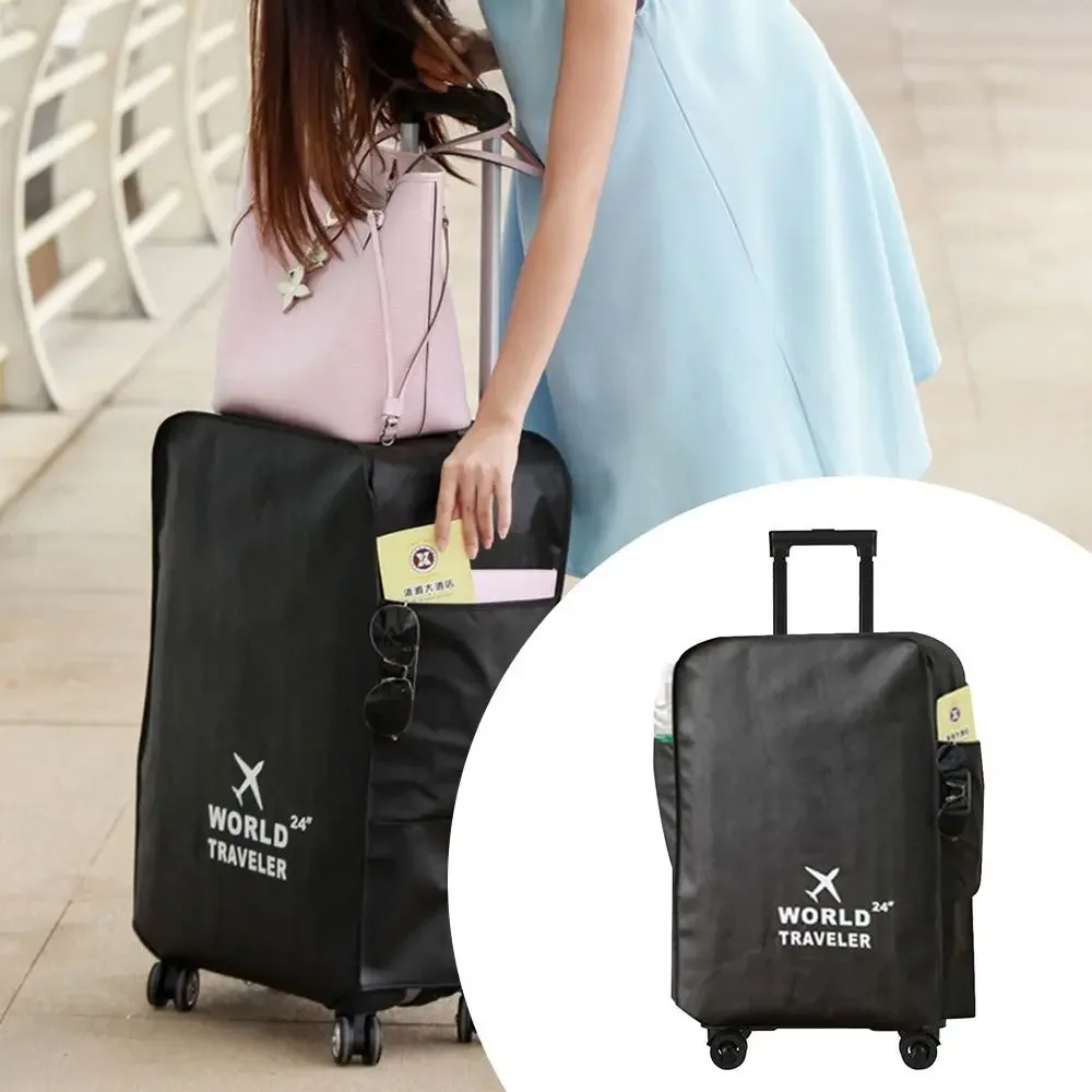 nouvelle housse de protection pour bagages de voyage de 20 à 30 pouces, imperméable, résistante à l'usure, ant