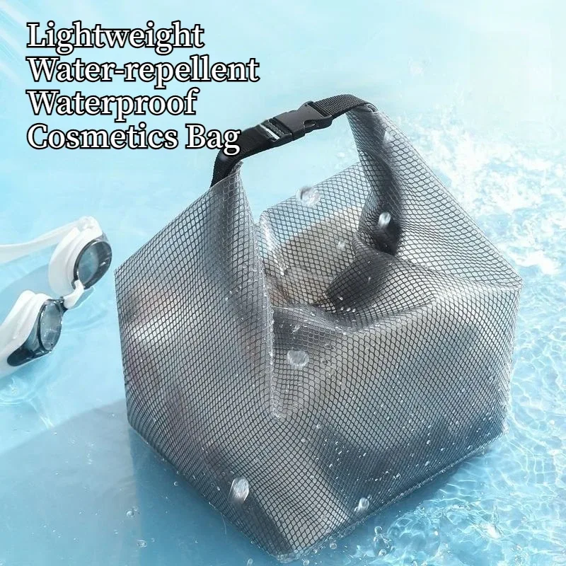 sac de rangement cosmétique étanche avec boucle, organisateur portable pour maillots de bain, idéal pour le fitness, les voyages, la natation, la randonnée aquatique et les sports de plein air