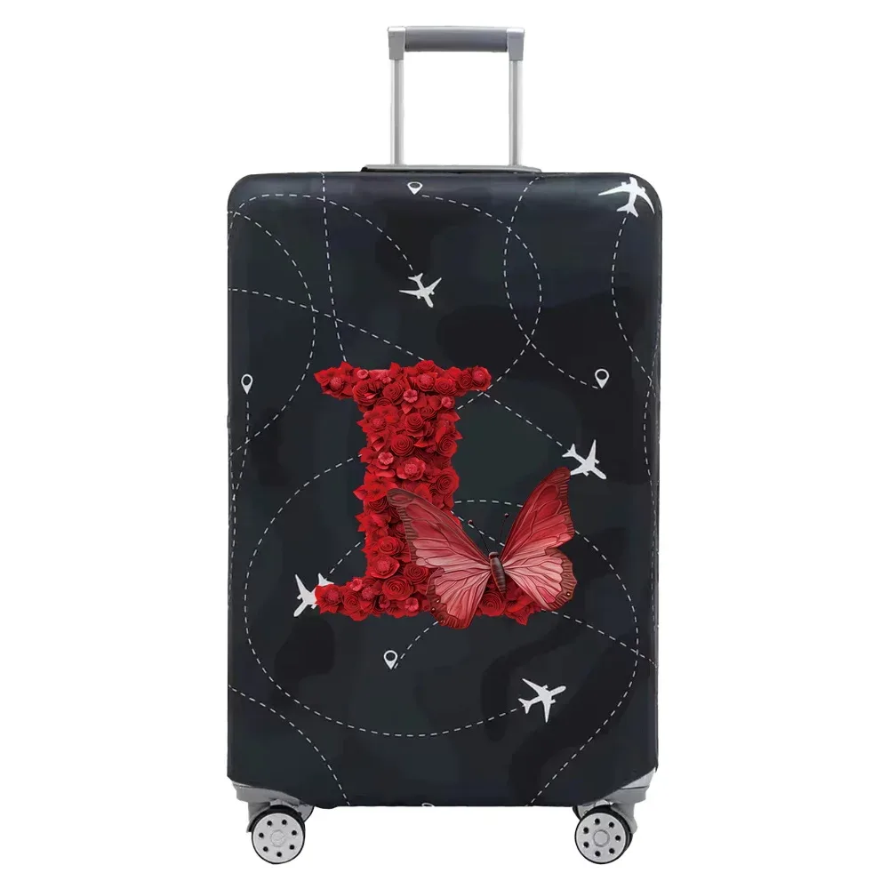 housse anti-poussière élastique pour sac de voyage, série rose, 18-32 pouces, résistante à l'usure, plusieurs styles