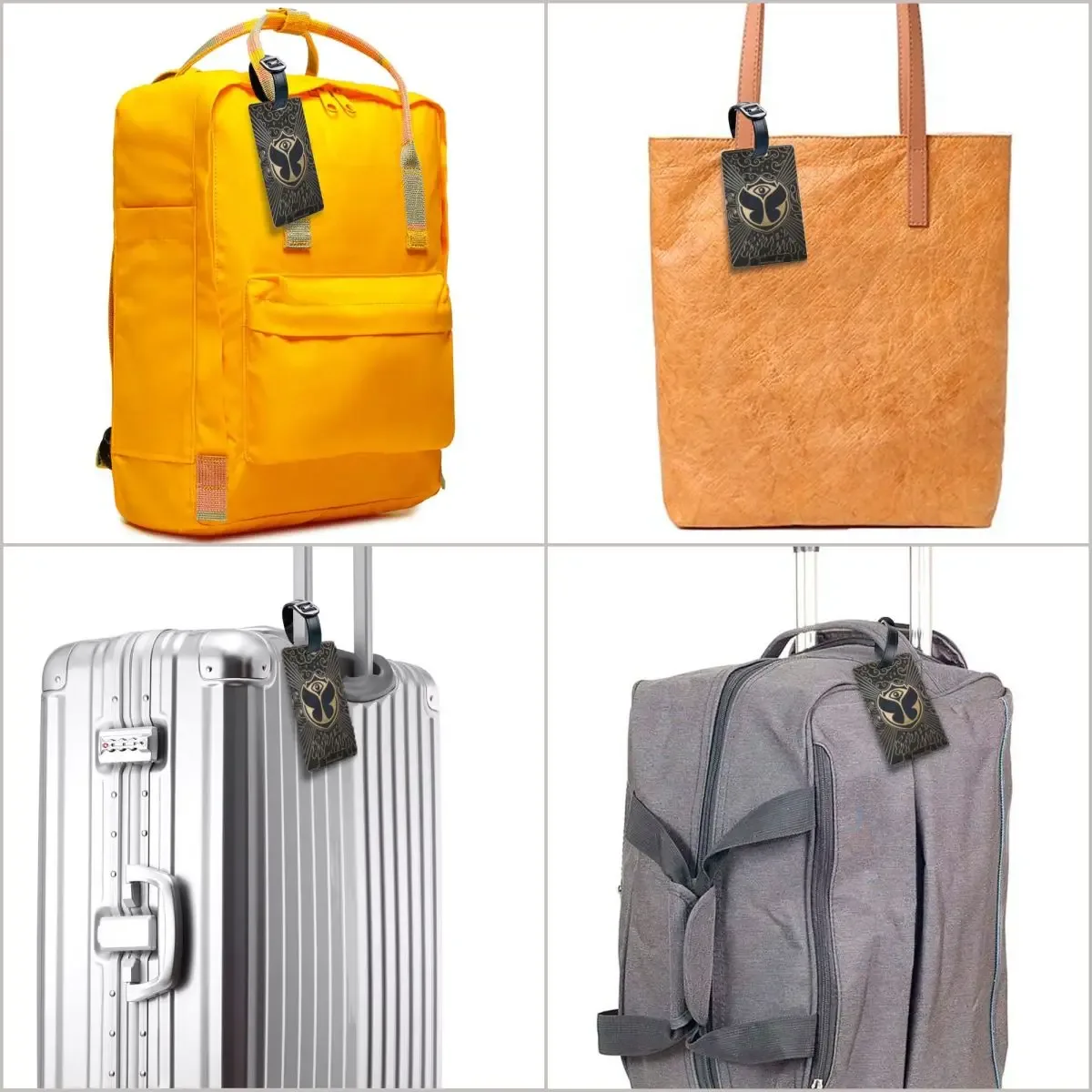 tomorrowland-étiquette de bagage personnalisée, protection de la vie privée, danse électronique belge, festival de musique, étiquettes de bagage, sac attro, valise