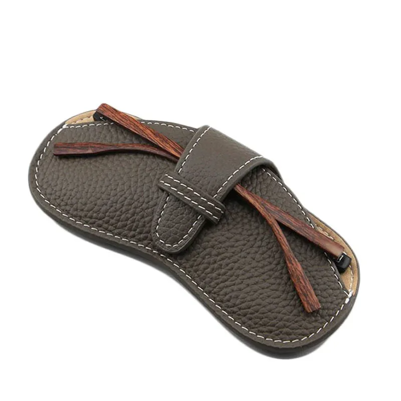 étui à lunettes en cuir véritable personnalisé, sac à lunettes portable pour myopie, sac de rangement pour lunettes de soleil, housse de protection simple, mode gratuite
